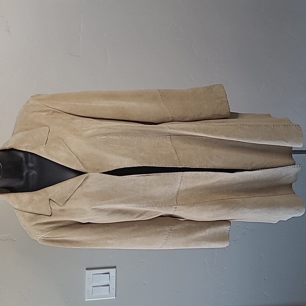 Womens long suede jacket, Coldwater Creek